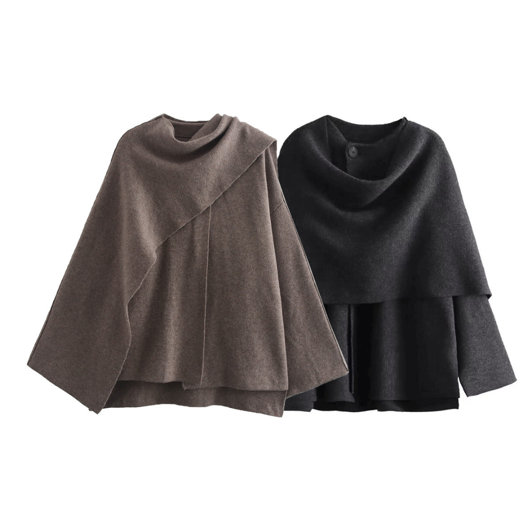 Elif | Trendiger Cape-Mantel