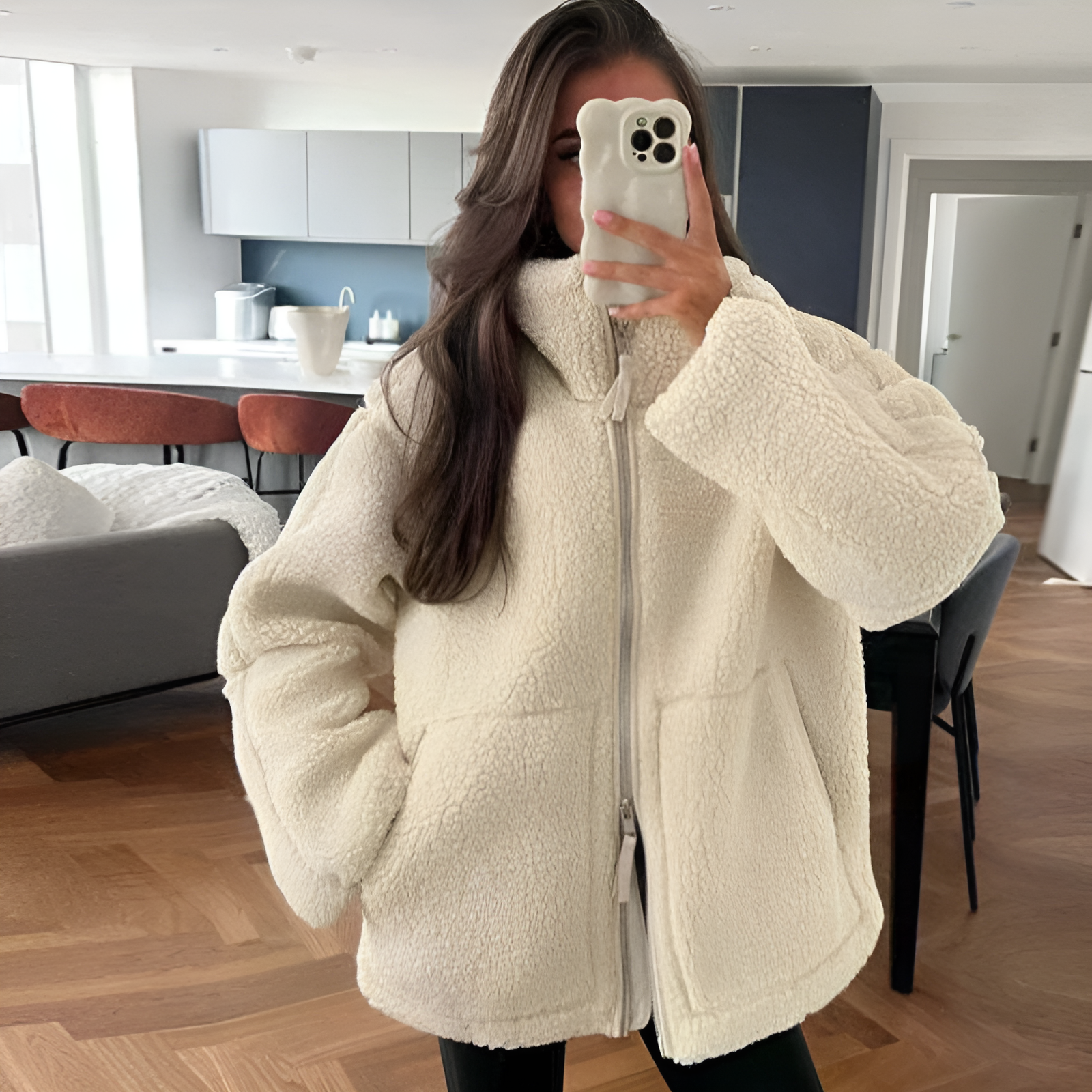 Camila | Teddy Fleece Jacke